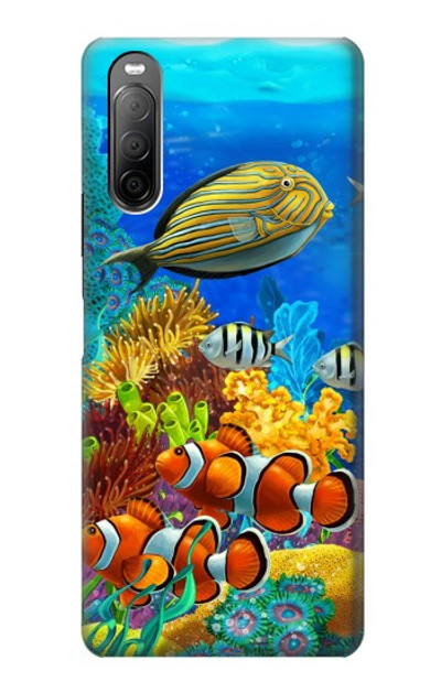 S2568 Sea Seabed Fish Corals Underwater Ocean Case Cover Custodia per Sony Xperia 10 II