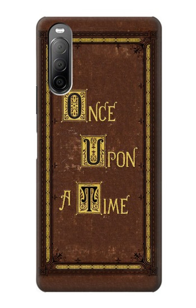 S2824 Once Upon a Time Book Cover Case Cover Custodia per Sony Xperia 10 II