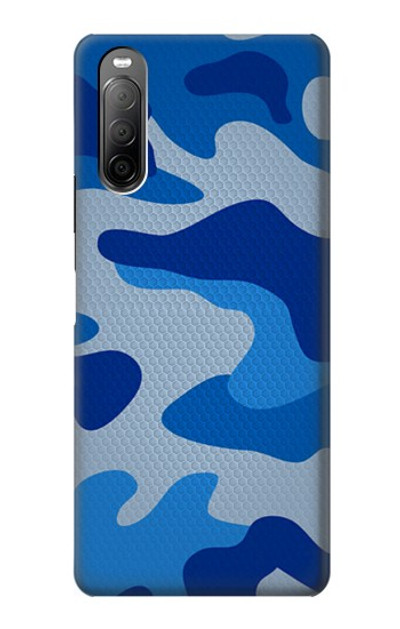 S2958 Army Blue Camo Camouflage Case Cover Custodia per Sony Xperia 10 II