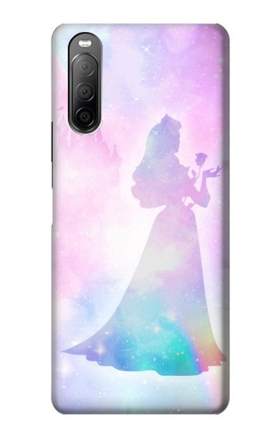 S2992 Princess Pastel Silhouette Case Cover Custodia per Sony Xperia 10 II