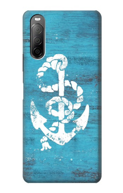 S3053 Marine Anchor Blue Case Cover Custodia per Sony Xperia 10 II