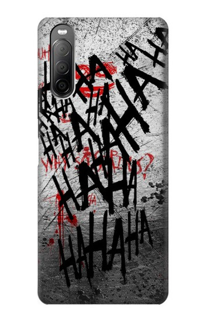 S3073 Joker Hahaha Blood Splash Case Cover Custodia per Sony Xperia 10 II