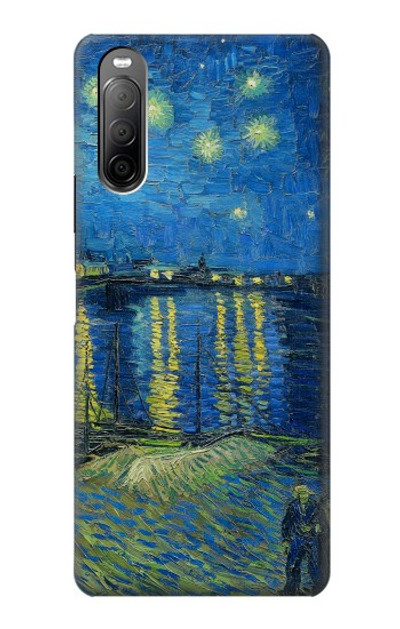 S3336 Van Gogh Starry Night Over the Rhone Case Cover Custodia per Sony Xperia 10 II