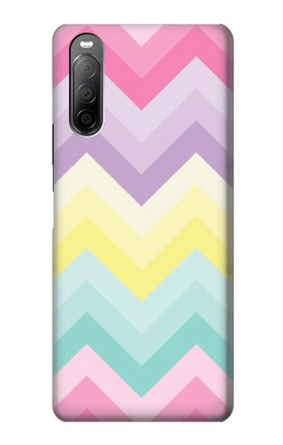 S3514 Rainbow Zigzag Case Cover Custodia per Sony Xperia 10 II