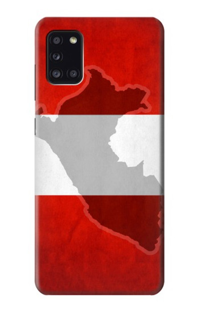 S3018 Peru Flag Case Cover Custodia per Samsung Galaxy A31