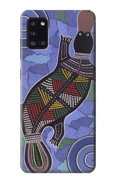 S3387 Platypus Australian Aboriginal Art Case Cover Custodia per Samsung Galaxy A31