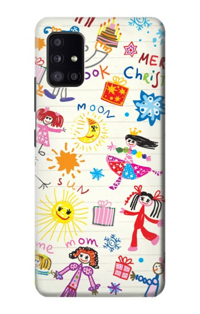 S3280 Kids Drawing Case Cover Custodia per Samsung Galaxy A41