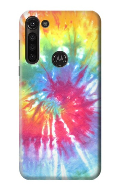 S1697 Tie Dye Colorful Graphic Printed Case Cover Custodia per Motorola Moto G8 Power