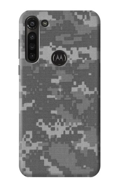 S2867 Army White Digital Camo Case Cover Custodia per Motorola Moto G8 Power