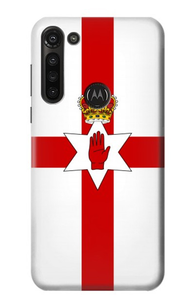 S3089 Flag of Northern Ireland Case Cover Custodia per Motorola Moto G8 Power