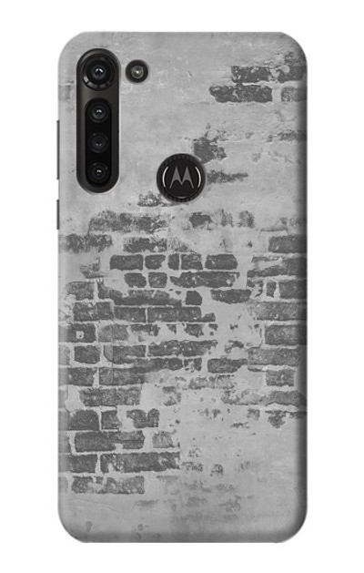 S3093 Old Brick Wall Case Cover Custodia per Motorola Moto G8 Power