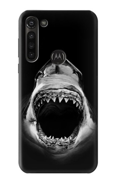 S3100 Great White Shark Case Cover Custodia per Motorola Moto G8 Power