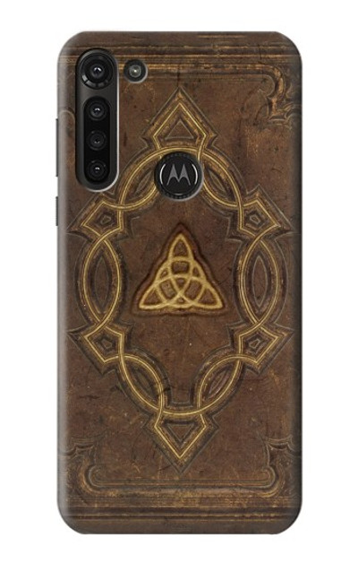 S3219 Spell Book Cover Case Cover Custodia per Motorola Moto G8 Power