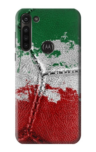 S3318 Italy Flag Vintage Football Graphic Case Cover Custodia per Motorola Moto G8 Power