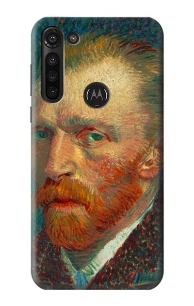 S3335 Vincent Van Gogh Self Portrait Case Cover Custodia per Motorola Moto G8 Power