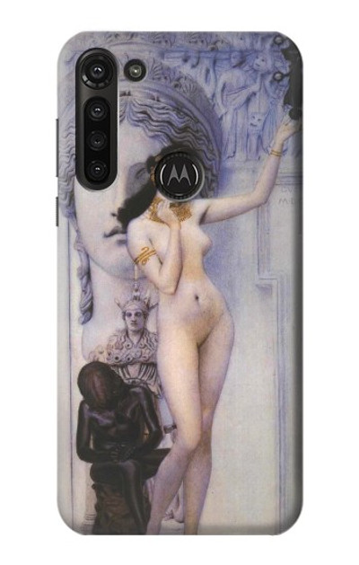 S3353 Gustav Klimt Allegory of Sculpture Case Cover Custodia per Motorola Moto G8 Power