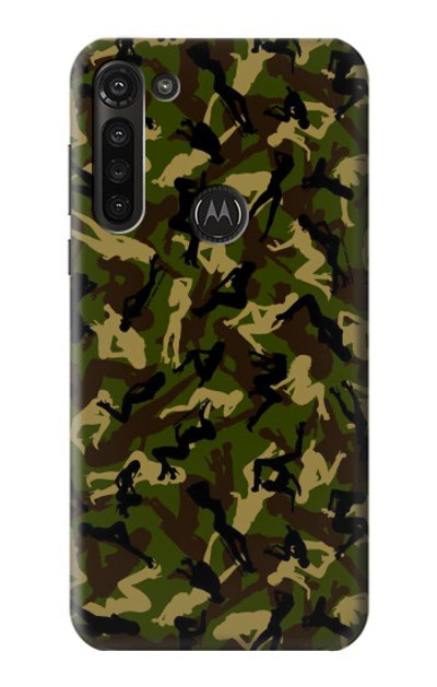 S3356 Sexy Girls Camo Camouflage Case Cover Custodia per Motorola Moto G8 Power