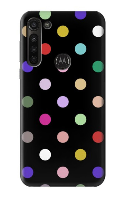 S3532 Colorful Polka Dot Case Cover Custodia per Motorola Moto G8 Power