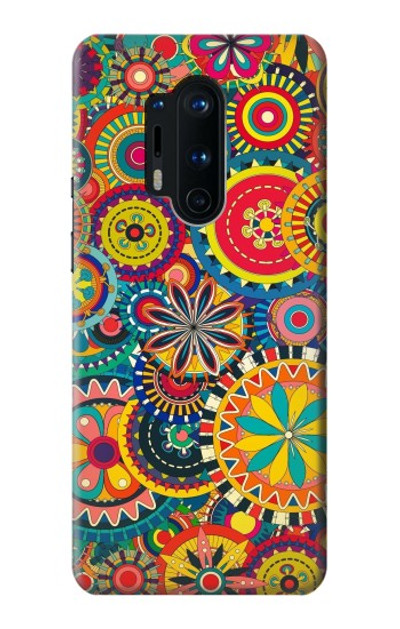 S3272 Colorful Pattern Case Cover Custodia per OnePlus 8 Pro