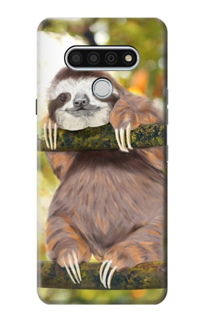 S3138 Cute Baby Sloth Paint Case Cover Custodia per LG Stylo 6