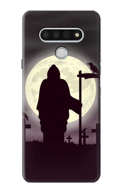 S3262 Grim Reaper Night Moon Cemetery Case Cover Custodia per LG Stylo 6