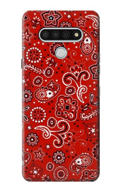 S3354 Red Classic Bandana Case Cover Custodia per LG Stylo 6