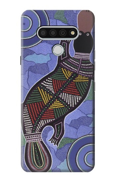 S3387 Platypus Australian Aboriginal Art Case Cover Custodia per LG Stylo 6