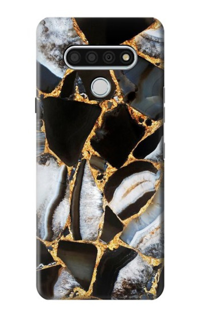 S3419 Gold Marble Graphic Print Case Cover Custodia per LG Stylo 6