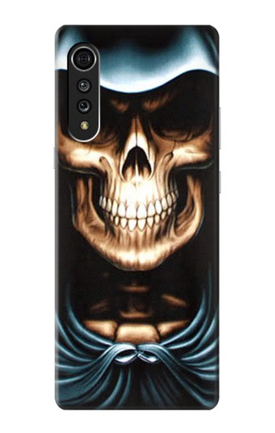 S0225 Skull Grim Reaper Case Cover Custodia per LG Velvet