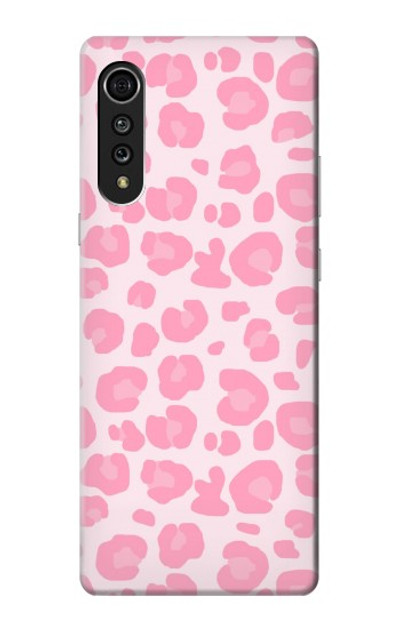 S2213 Pink Leopard Pattern Case Cover Custodia per LG Velvet