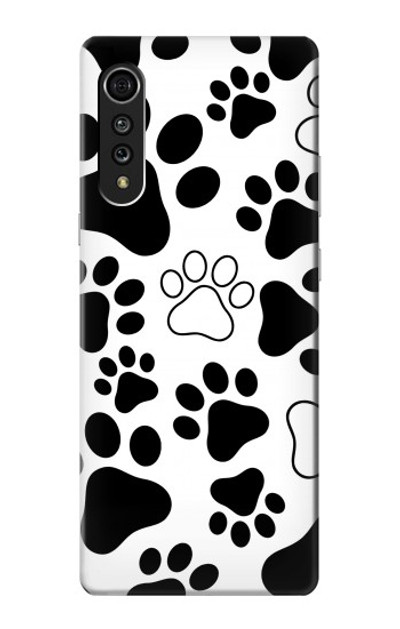 S2904 Dog Paw Prints Case Cover Custodia per LG Velvet