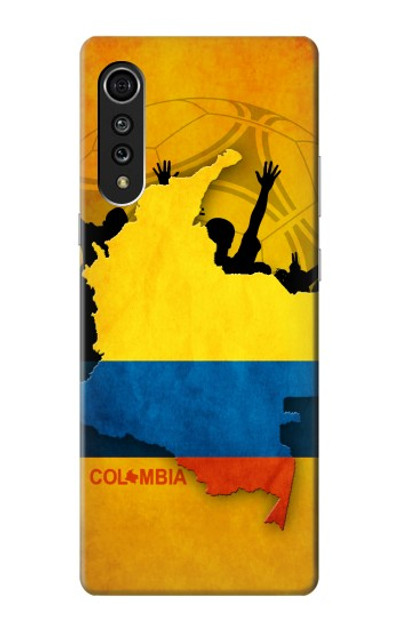 S2996 Colombia Football Soccer Case Cover Custodia per LG Velvet