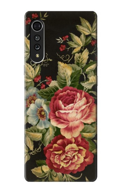 S3013 Vintage Antique Roses Case Cover Custodia per LG Velvet