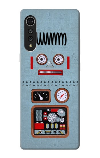 S3040 Retro Robot Toy Case Cover Custodia per LG Velvet