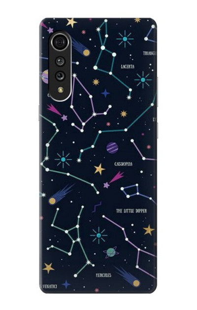 S3220 Star Map Zodiac Constellations Case Cover Custodia per LG Velvet