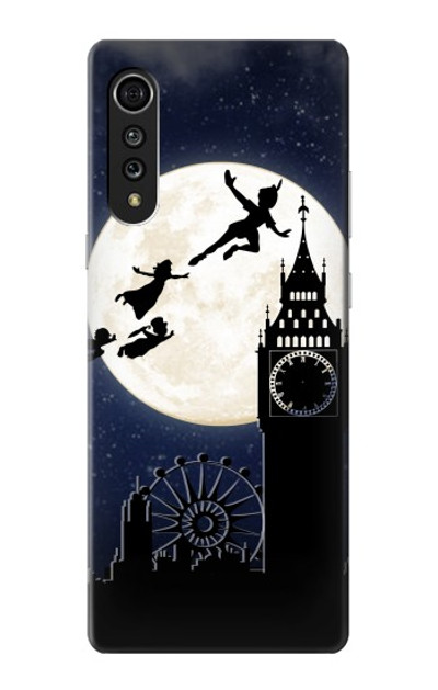 S3249 Peter Pan Fly Full Moon Night Case Cover Custodia per LG Velvet