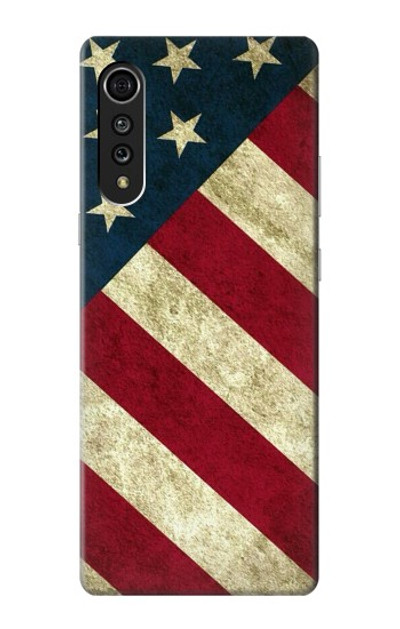 S3295 US National Flag Case Cover Custodia per LG Velvet