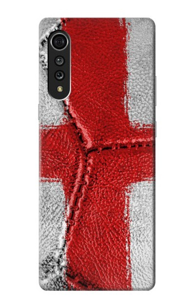 S3316 England Flag Vintage Football Graphic Case Cover Custodia per LG Velvet