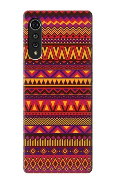 S3404 Aztecs Pattern Case Cover Custodia per LG Velvet