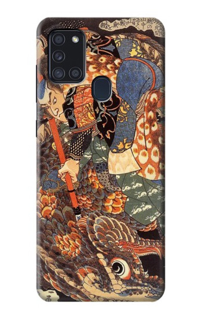 S0914 Ronin Miyamoto Musashi Case Cover Custodia per Samsung Galaxy A21s