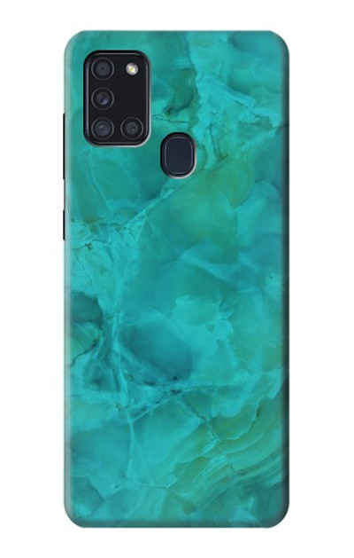 S3147 Aqua Marble Stone Case Cover Custodia per Samsung Galaxy A21s