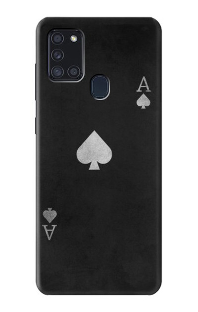 S3152 Black Ace of Spade Case Cover Custodia per Samsung Galaxy A21s