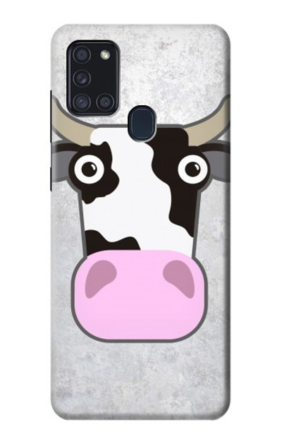 S3257 Cow Cartoon Case Cover Custodia per Samsung Galaxy A21s