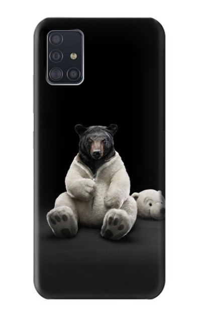 S0878 Black Bear Case Cover Custodia per Samsung Galaxy A51 5G