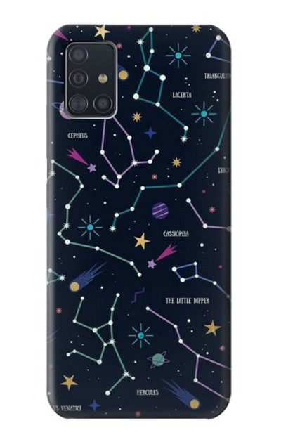 S3220 Star Map Zodiac Constellations Case Cover Custodia per Samsung Galaxy A51 5G