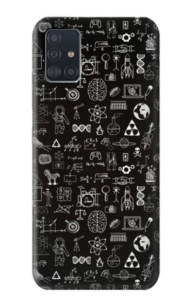 S3426 Blackboard Science Case Cover Custodia per Samsung Galaxy A51 5G