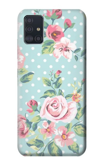 S3494 Vintage Rose Polka Dot Case Cover Custodia per Samsung Galaxy A51 5G