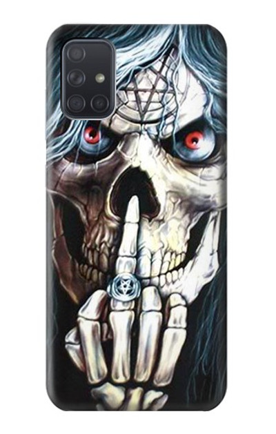 S0222 Skull Pentagram Case Cover Custodia per Samsung Galaxy A71 5G