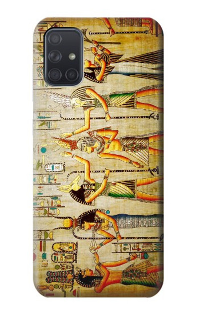 S0272 Egypt Wall Art Case Cover Custodia per Samsung Galaxy A71 5G