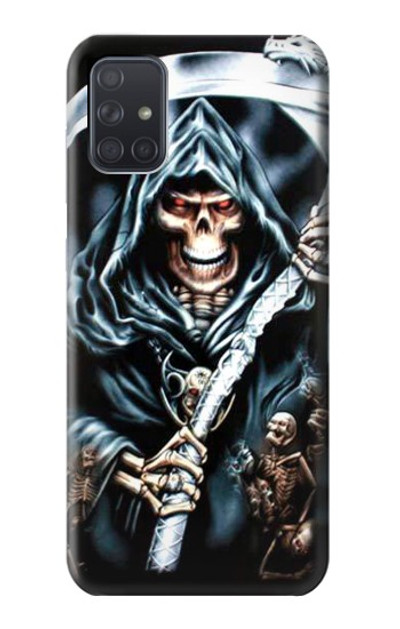 S0295 Grim Reaper Case Cover Custodia per Samsung Galaxy A71 5G